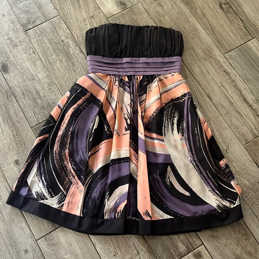 EUC BGBG Paris silk party dress, sz 4